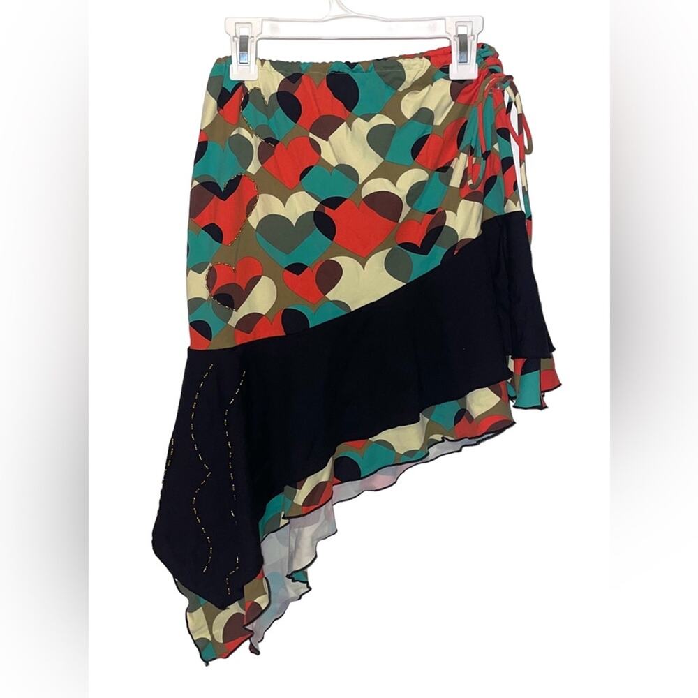 Submarine Colorful Hearts Skirt Kids Size 12